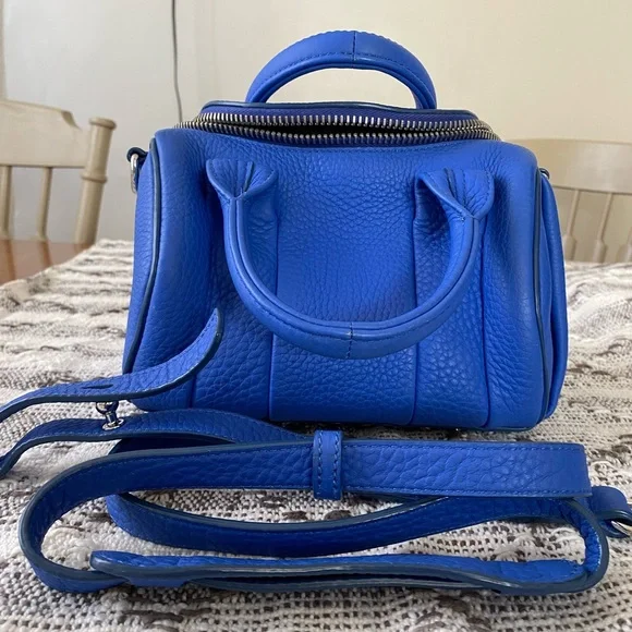 Alexander Wang Blue Mini Bag with Structured Design - Picture 2 of 10